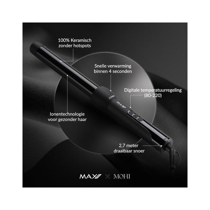 Max Pro Twist 25mm Curler