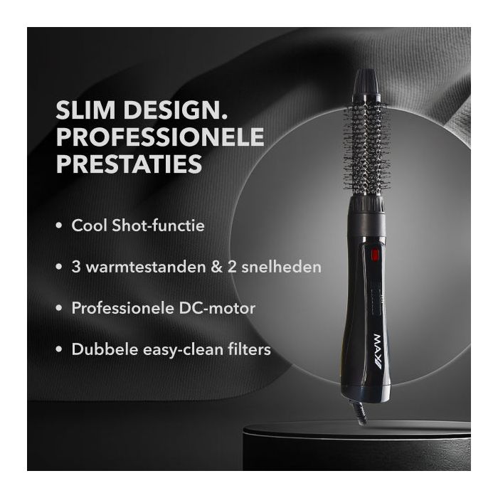 Max Pro Swift Airstyler Βούρτσα Πιστολάκι 1000W