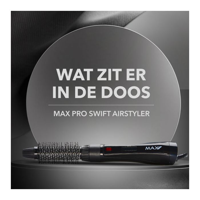 Max Pro Swift Airstyler Βούρτσα Πιστολάκι 1000W