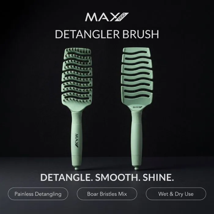 Max Pro Βούρτσα Ξεμπερδέματος Μαλλιών - Minty Glow (Μέντα)