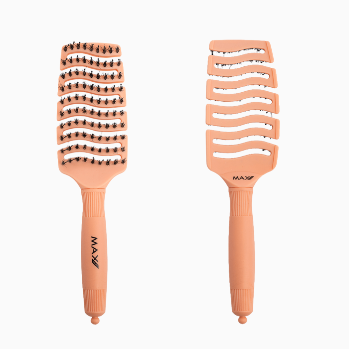 Max Pro Βούρτσα Ξεμπερδέματος Μαλλιών - Blush Peach (Ροδακινί)