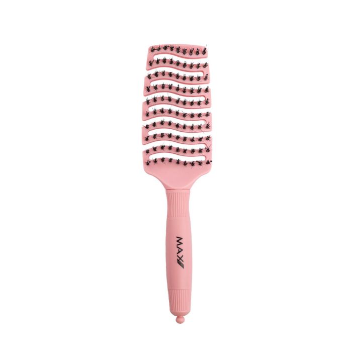 Max Pro Βούρτσα Ξεμπερδέματος Μαλλιών - Pastel Rose (Ροζ παστέλ)