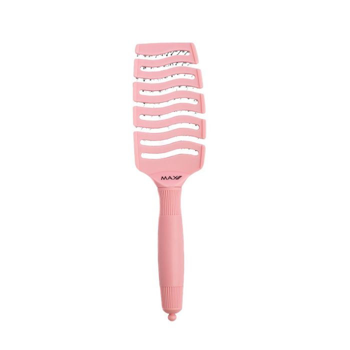 Max Pro Βούρτσα Ξεμπερδέματος Μαλλιών - Pastel Rose (Ροζ παστέλ)
